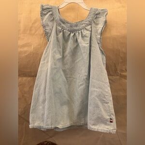 Light Blue Denim Sleeveless Top